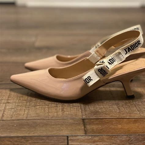 dior shoes slingback flats|jadior kitten heels.